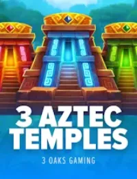 3 aztec temples slot logo