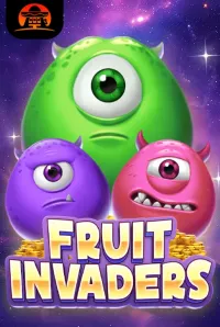 fruit invaders slot logo